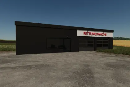 Neue Gebäude Lifeguard station — Detaillierte Station mit Beleuchtung für Farming Simulator 25 — 1