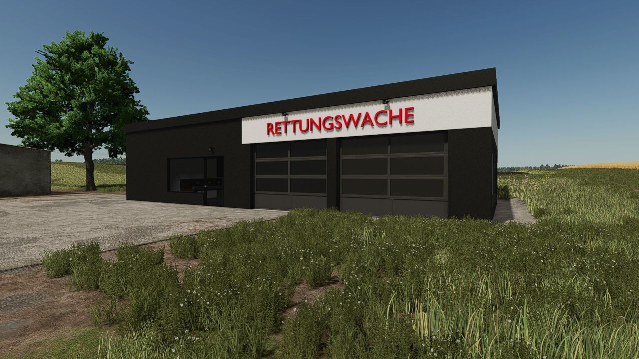 Neue Gebäude Lifeguard station — Detaillierte Station mit Beleuchtung für Farming Simulator 25