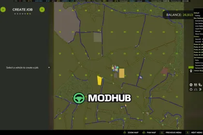 Скрипт AutoDrive CreativeHorizon V1.0 для FS25