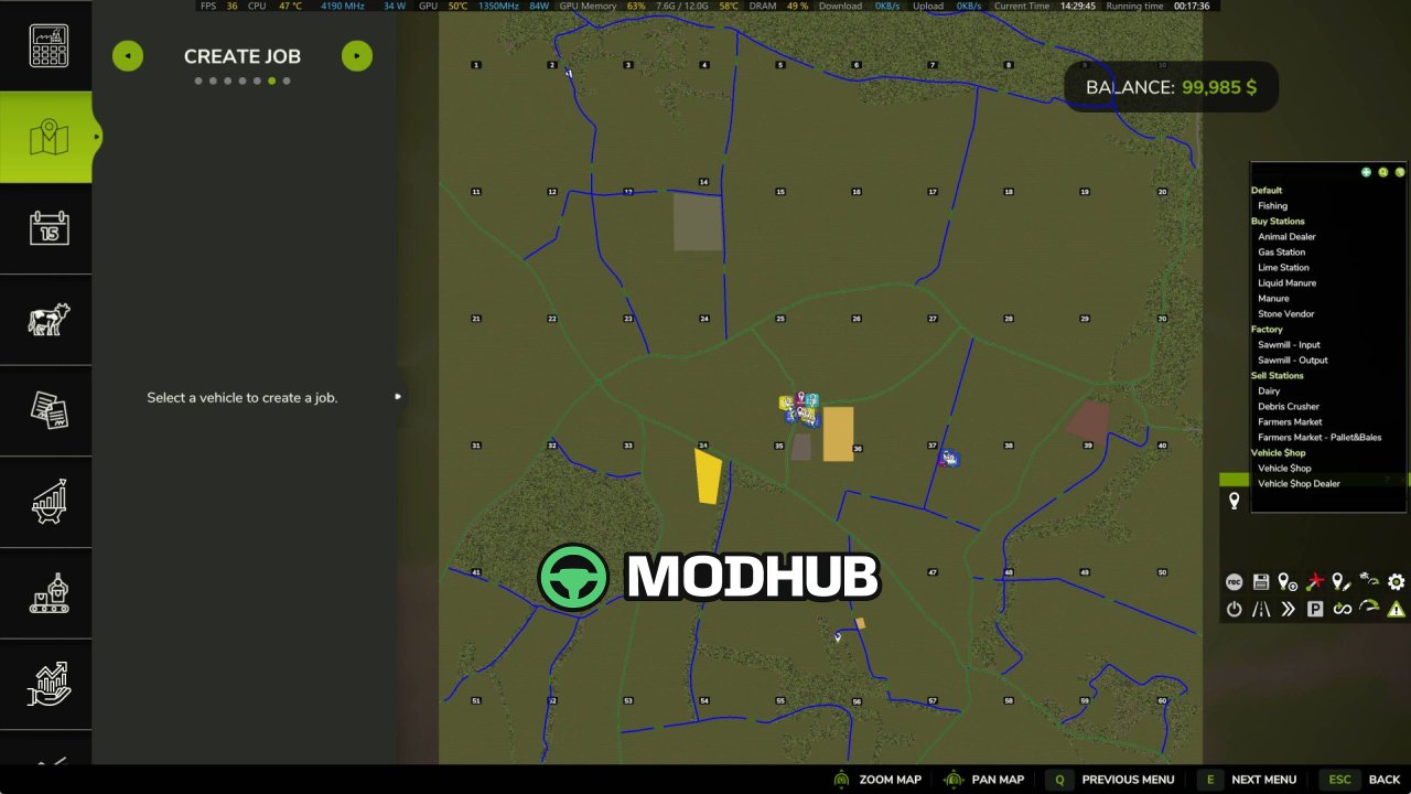 Скрипт AutoDrive CreativeHorizon V1.0 для FS25