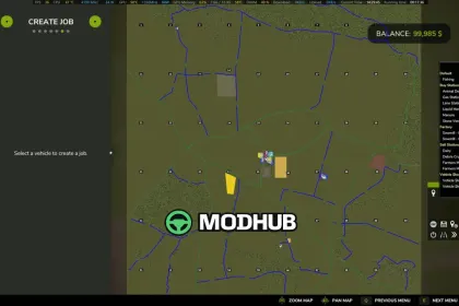 Скрипт AutoDrive CreativeHorizon V1.0 для FS25 — 2