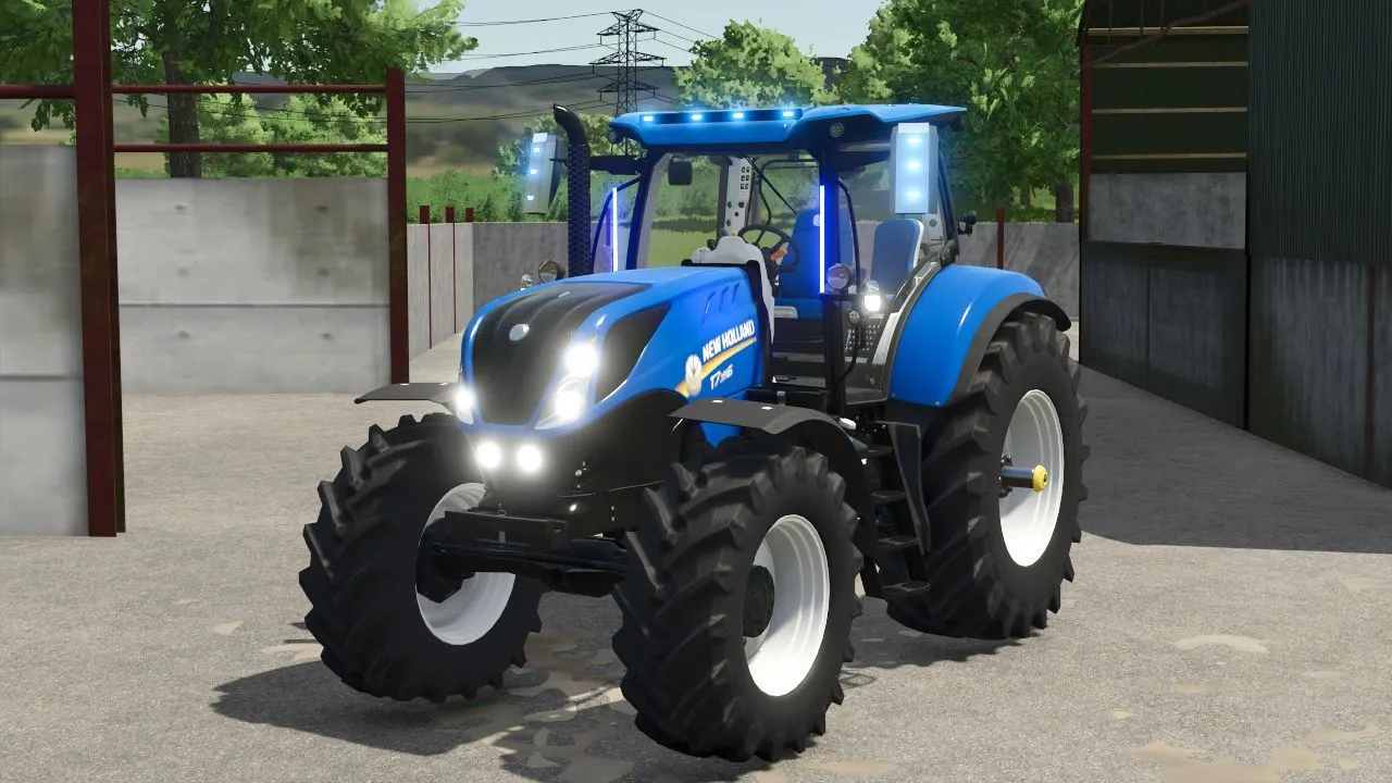 Потужний Пак Тракторів New Holland T7 SWB/LWB Edit з Маркерними Вогнями для FS25