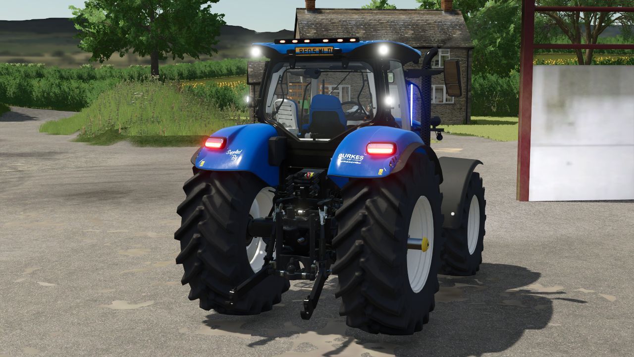 Потужний Пак Тракторів New Holland T7 SWB/LWB Edit з Маркерними Вогнями для FS25