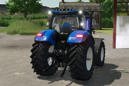 Потужний Пак Тракторів New Holland T7 SWB/LWB Edit з Маркерними Вогнями для FS25 — 2