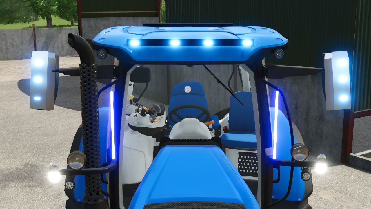 Потужний Пак Тракторів New Holland T7 SWB/LWB Edit з Маркерними Вогнями для FS25