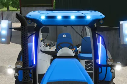 Потужний Пак Тракторів New Holland T7 SWB/LWB Edit з Маркерними Вогнями для FS25 — 3