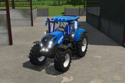 Потужний Пак Тракторів New Holland T7 SWB/LWB Edit з Маркерними Вогнями для FS25 — 4