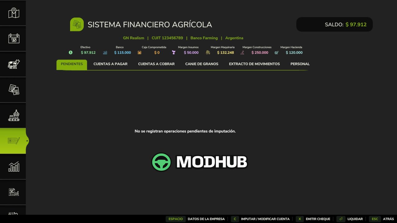 Скрипт Agricultural Financial System v1.2 для FS25