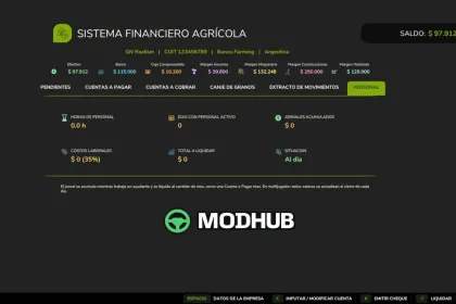 Скрипт Agricultural Financial System v1.2 для FS25 — 3