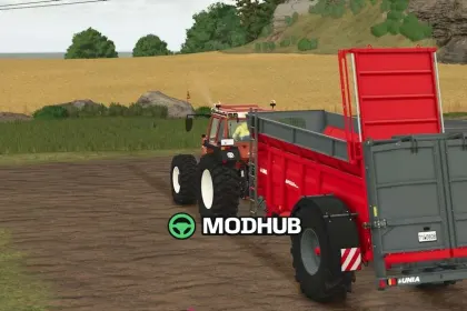 Розкидач гною Unia Apollo 16 Premium Rust Edition для FS25