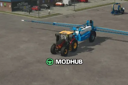 Обприскувач Agrio Mamut XL Rust Edition v1.6 для FS25 — 2