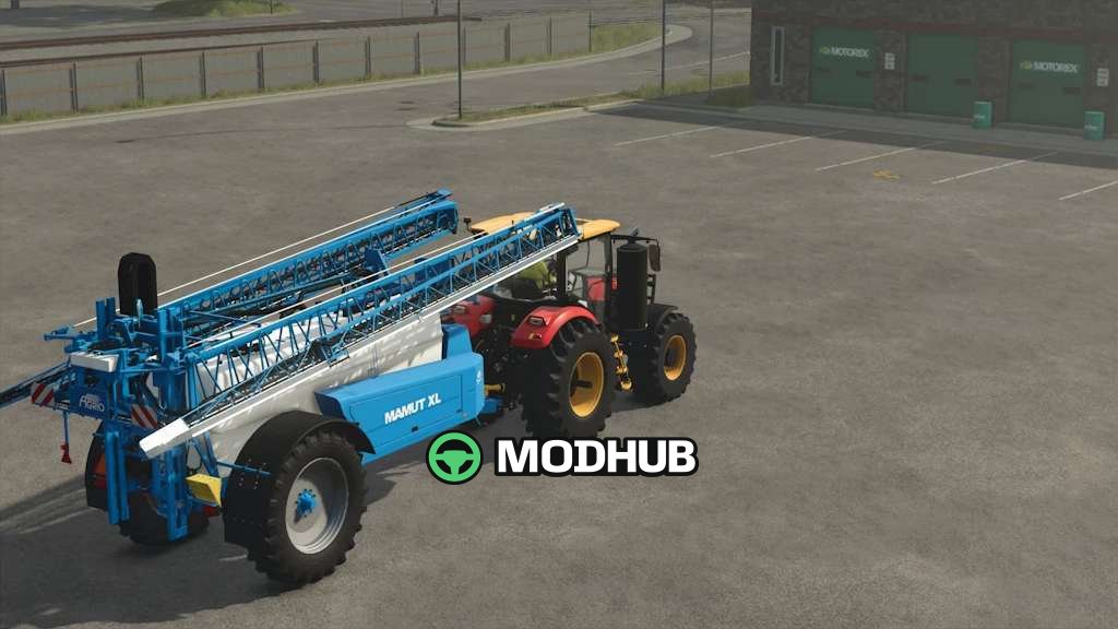 Обприскувач Agrio Mamut XL Rust Edition v1.6 для FS25