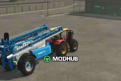 Обприскувач Agrio Mamut XL Rust Edition v1.6 для FS25 — 3