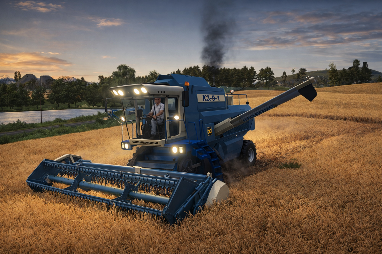 Mod na kombajn K3C-9-1 Slavutych dla Farming Simulator 25