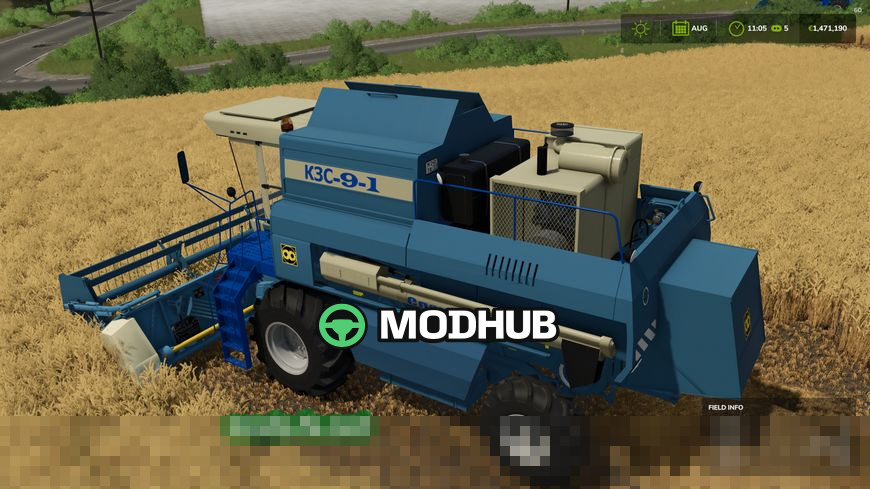 Мод на комбайн K3C-9-1 Slavutych для Фермер Симулятор 25