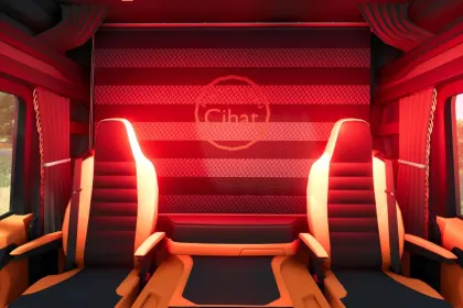 Mocna Ciężarówka Scania NTG P320 KİRKAYAK do FS25 z Interaktywną Kabiną i Tuningiem — 6