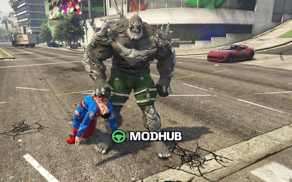 Костюм Супермена проти Думсдея Deluxe для GTA 5