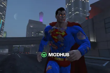 Костюм Супермена проти Думсдея Deluxe для GTA 5 — 5