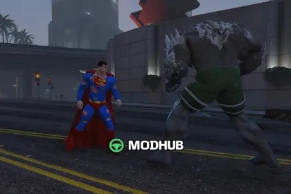 Костюм Супермена проти Думсдея Deluxe для GTA 5 — 6