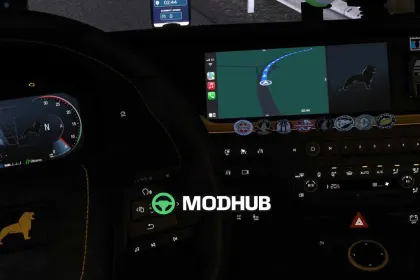 Інтерфейс CarPlay для MAN TGX 2020 для ETS2 — 2