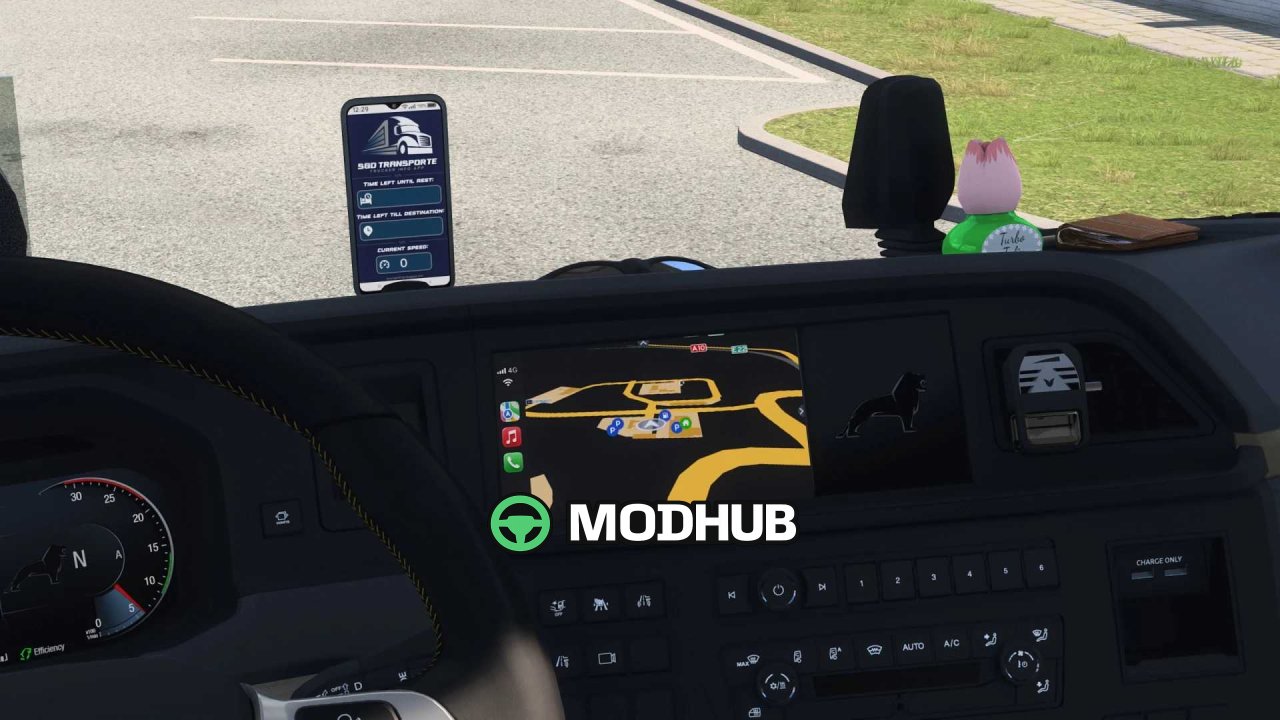 Інтерфейс CarPlay для MAN TGX 2020 для ETS2