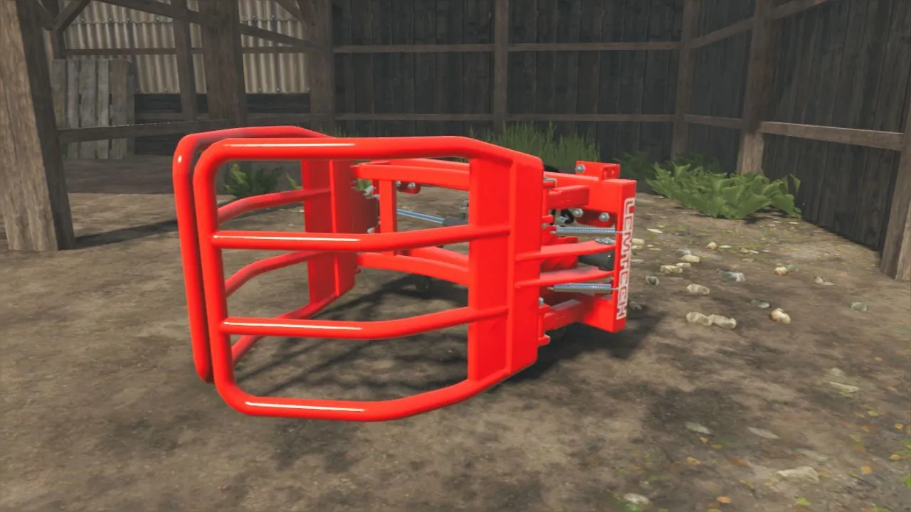 Effizienter Greifer für Strohballen Lemtech Bale Grab 125/150 für Farming Simulator 25