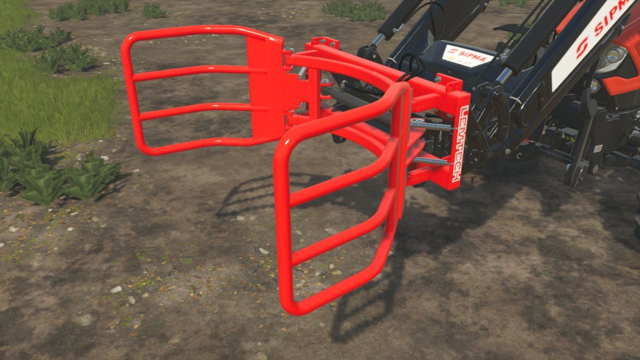Effizienter Greifer für Strohballen Lemtech Bale Grab 125/150 für Farming Simulator 25