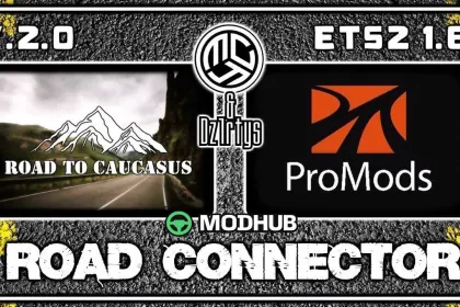 Karte Road to Caucasus + Promods RC v2.0 für ETS2