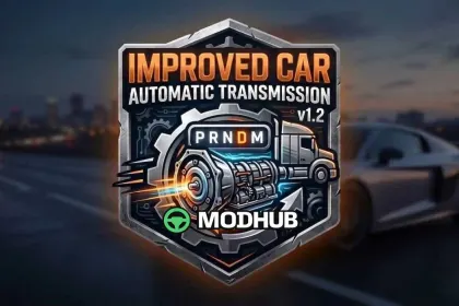 Plugin Improved Car Automatic Transmission v1.2 for ETS2