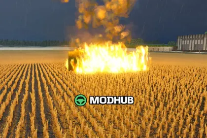 Placeable Fire V1.0 for FS25 — 2