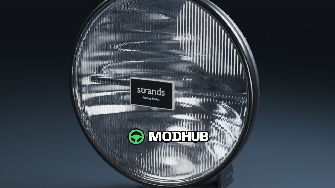 Фара Strands IZE OG 9 (Prefab) для FS25