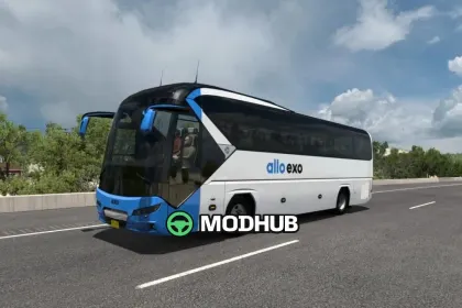 Pakiet autobusów North America Bus Traffic Pack v1.4 do ATS