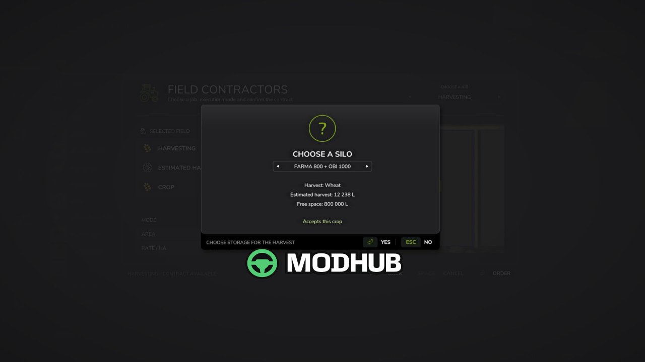 Скрипт Field Contractors V1.1 для FS25