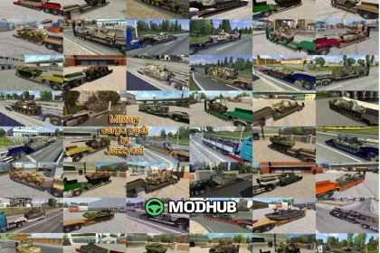 Military Cargo Pack by Jazzycat v6.8.7 for ETS2 — 3