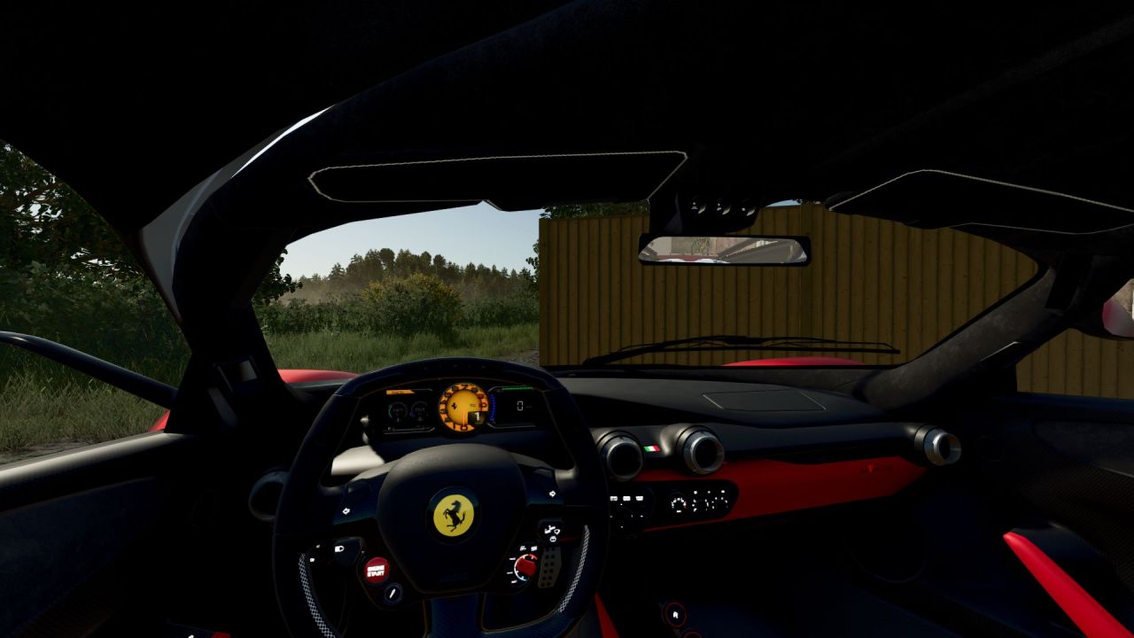 Автомобіль Ferrari LaFerrari для Farming Simulator 25