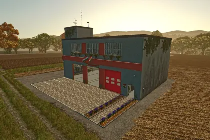 Пожежна станція Hungarian Fire Department для Farming Simulator 25