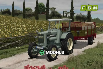 Трактор MAN C40a для FS25 — 3