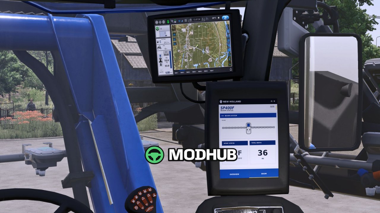 Обприскувач New Holland SP400F для FS25