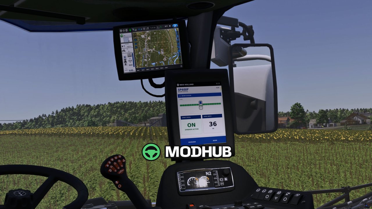 Обприскувач New Holland SP400F для FS25