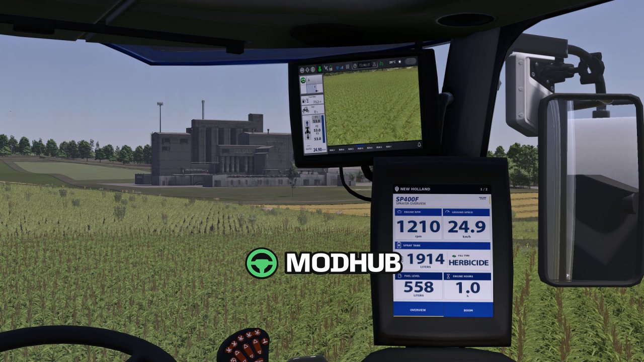Обприскувач New Holland SP400F для FS25