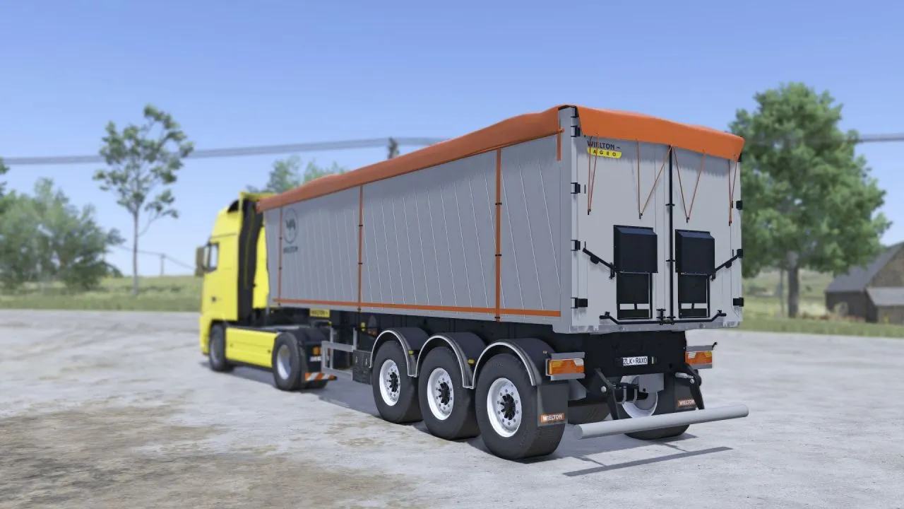 Ефективний Причіп Wielton Bulk Master 62 000 л для Перевезення Вантажів у FS25