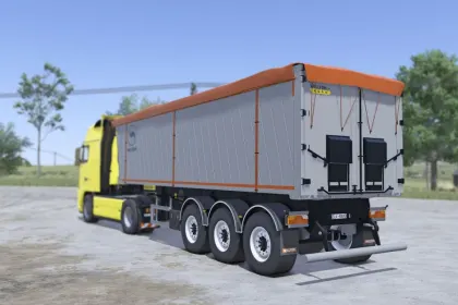 Ефективний Причіп Wielton Bulk Master 62 000 л для Перевезення Вантажів у FS25 — 1