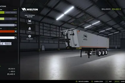 Ефективний Причіп Wielton Bulk Master 62 000 л для Перевезення Вантажів у FS25 — 3