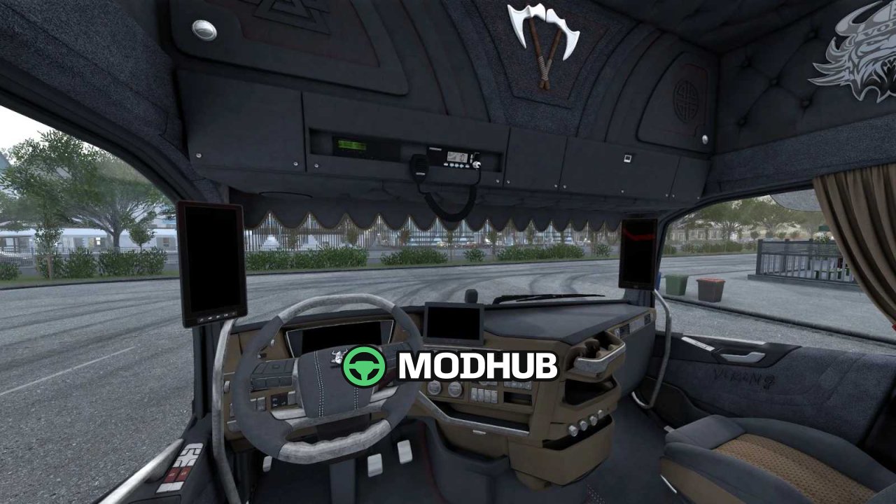 Interior Volvo FH5 FH6 Viking Style v1.0 for ETS2