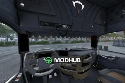 Interior Volvo FH5 FH6 Viking Style v1.0 for ETS2 — 2
