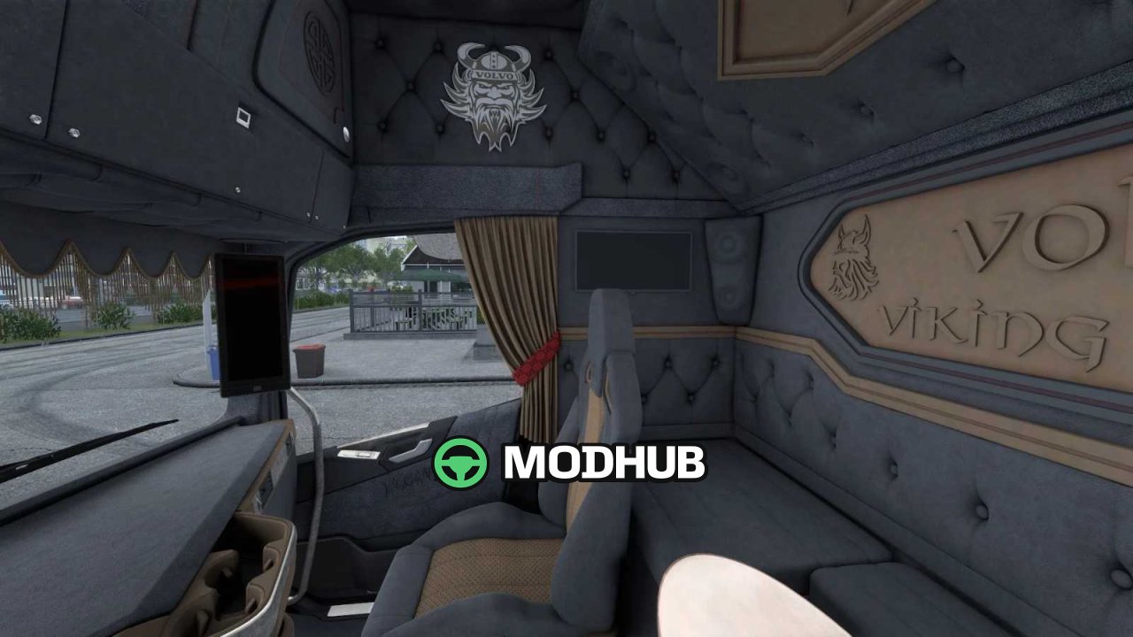 Interior Volvo FH5 FH6 Viking Style v1.0 for ETS2