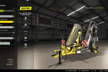 Mulczer Bednar MM 7000 do Farming Simulator 25 — 4