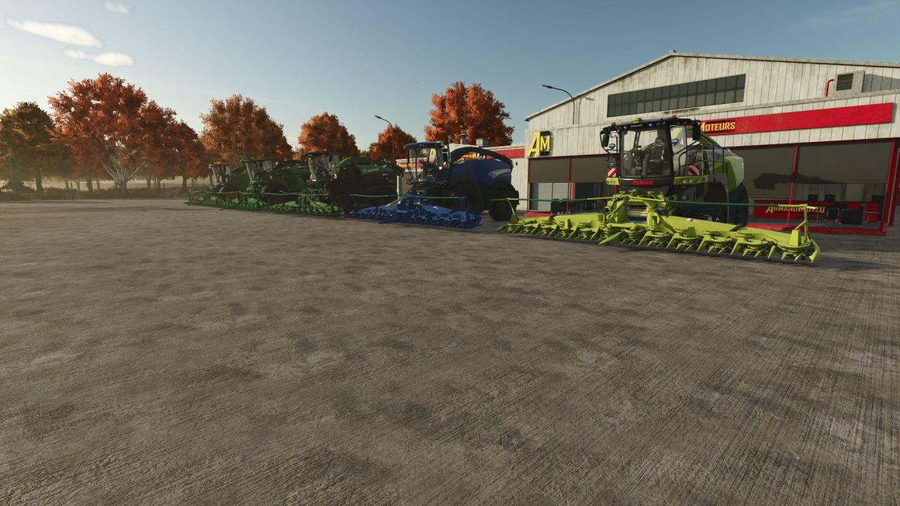 Пакет жатних апаратів для кормозбиральних комбайнів для Farming Simulator 25