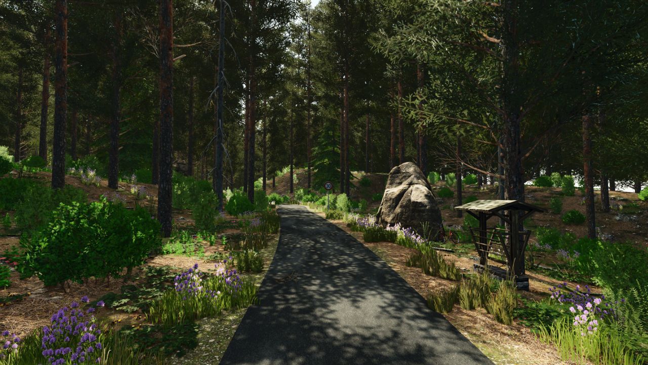 Atmosphärische Karte Weipersdorf 2x für Farming Simulator 25 — Bayerische Hügel und 9 Höfe