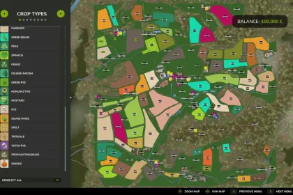 Atmosphärische Karte Weipersdorf 2x für Farming Simulator 25 — Bayerische Hügel und 9 Höfe — 5